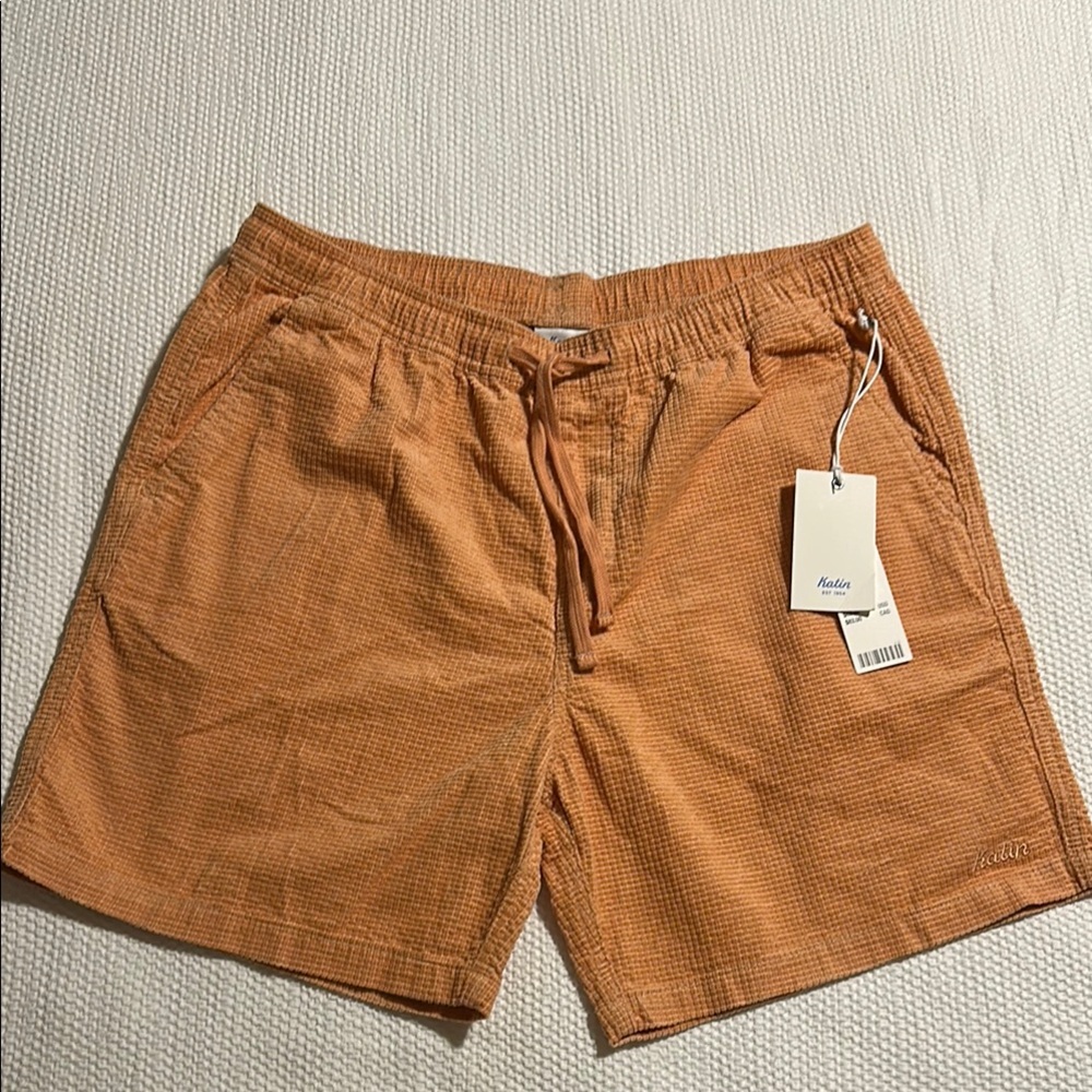 Katin Men's Orange Shorts Size L